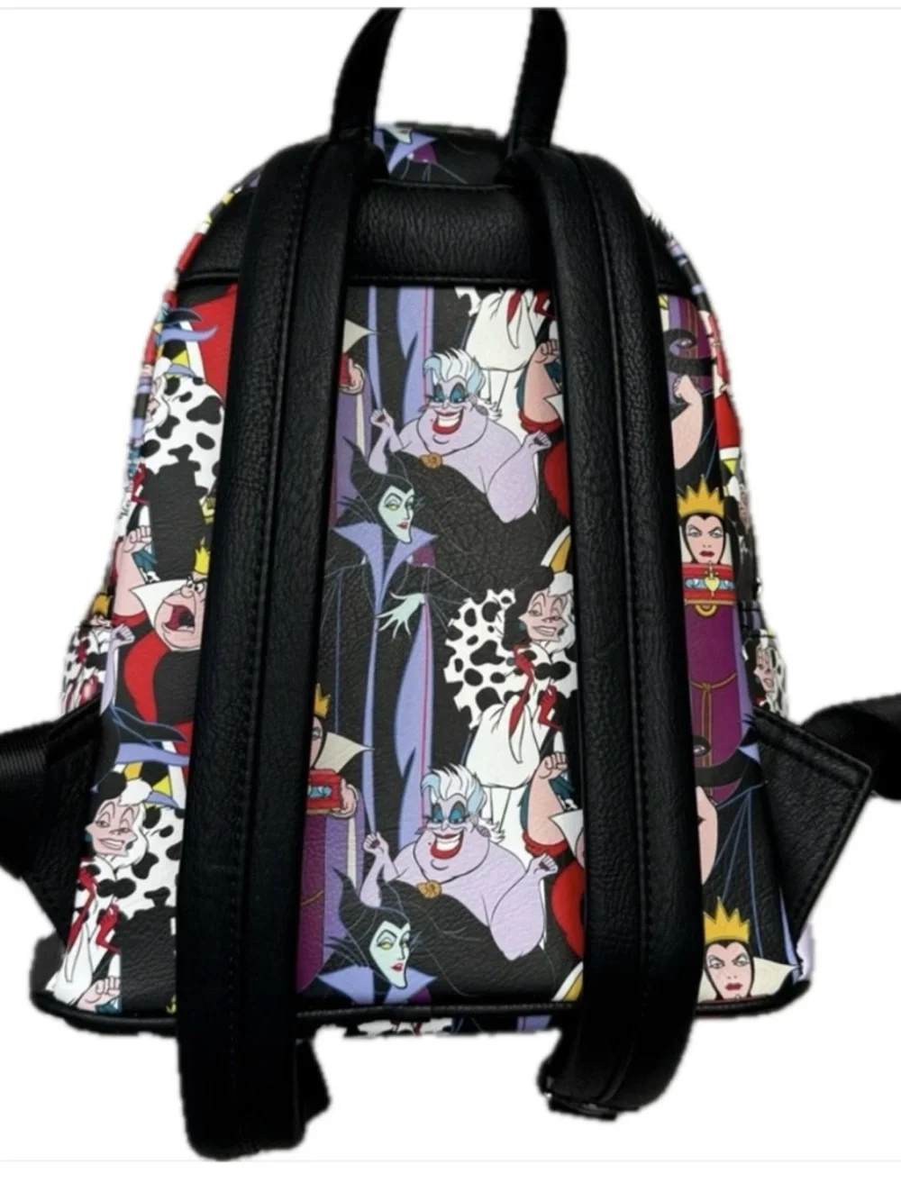 Loungefly Disney Villains Mini Backpack - Black, Red, Purple New Never Used!
